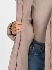 Бежевый куртка женская, зимняя