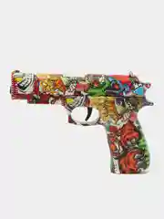 Зеленый пистолет стреляющий орбизами, orbeez gun, гидробол, гидрогелиевое оружие