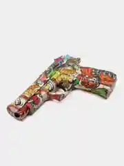 Зеленый пистолет стреляющий орбизами, orbeez gun, гидробол, гидрогелиевое оружие