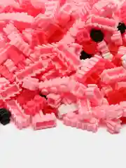Фуксия 3d-конструктор от 1500 деталей, детский конструктор из мини-блоков/ куроми / панда / аниме