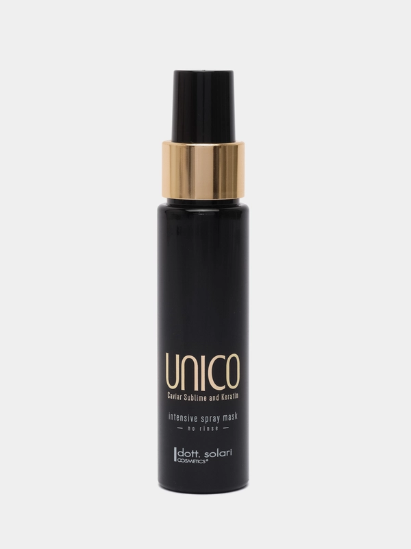 Маска-спрей мгновенного действия с экстрактом черной икры, UNICO, Dott.Solari, 60 мл