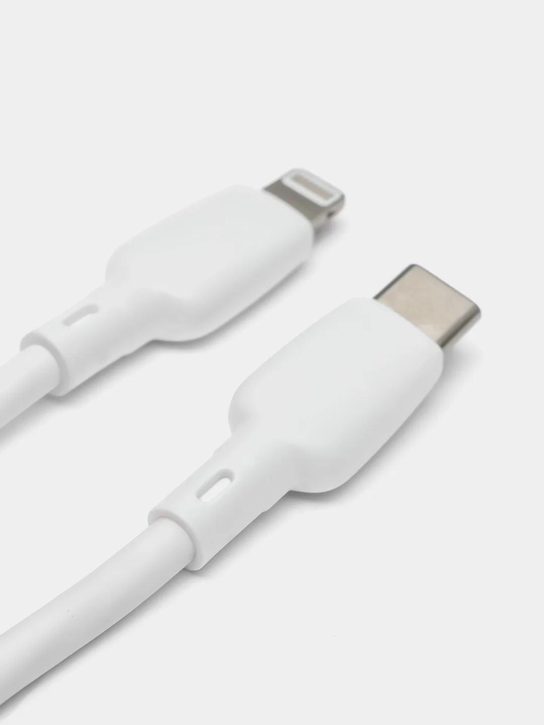 Белый кабель Type-C Lightning BX93, 3А, PD 20W, ПВХ, 0,25 м