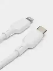 Белый кабель Type-C Lightning BX93, 3А, PD 20W, ПВХ, 0,25 м