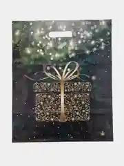 Новогодние пакеты, ламинированные, набор, 37 x 46 см