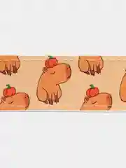 Ледяной брелок из искусственной кожи "Капибара"