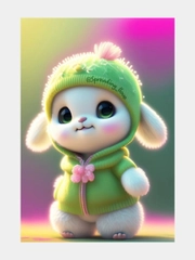 Алмазная мозаика, без подрамника, мультфильм, 30 х 40 см