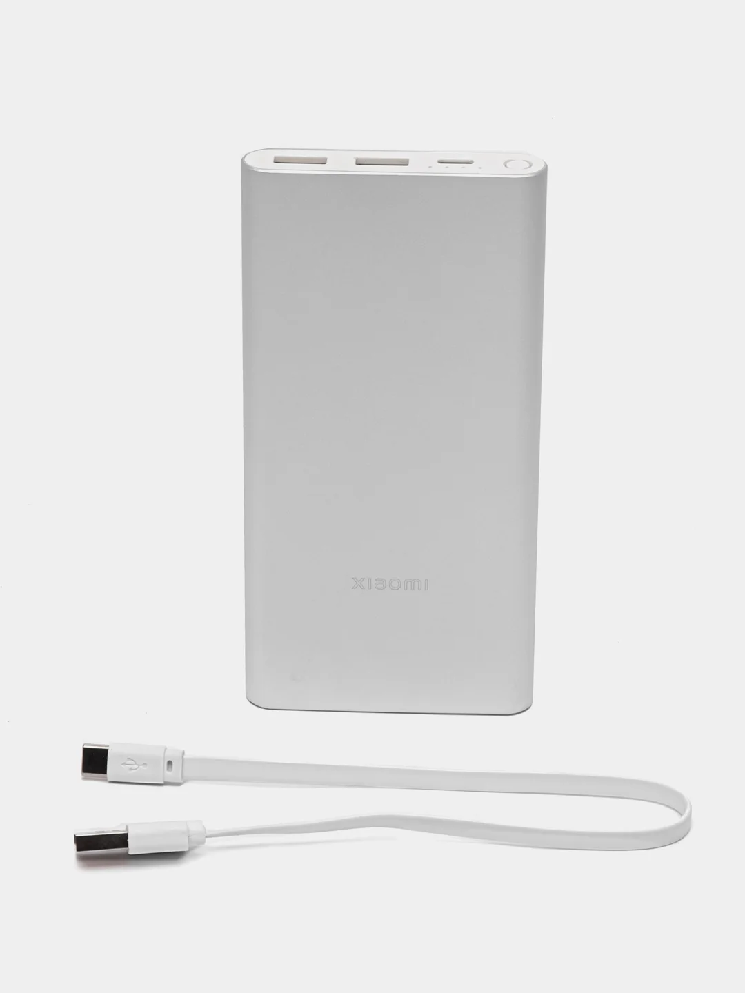 Серебряный внешний аккумулятор Power Bank, 10000 mah, 22.5 W, PB100DZM