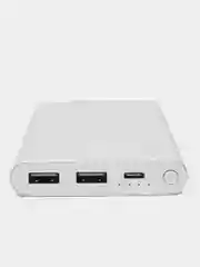 Серебряный внешний аккумулятор Power Bank, 10000 mah, 22.5 W, PB100DZM