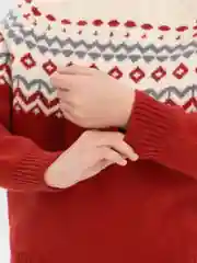 Новогодний вязаный свитер детский, для мальчиков и девочек