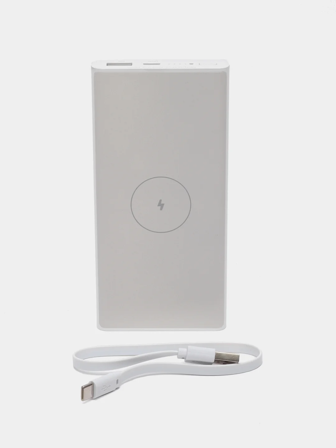 Серебряный внешний аккумулятор Xiaomi Mi Power Bank, 10000 mAh, 10 W, WPB15PDZM
