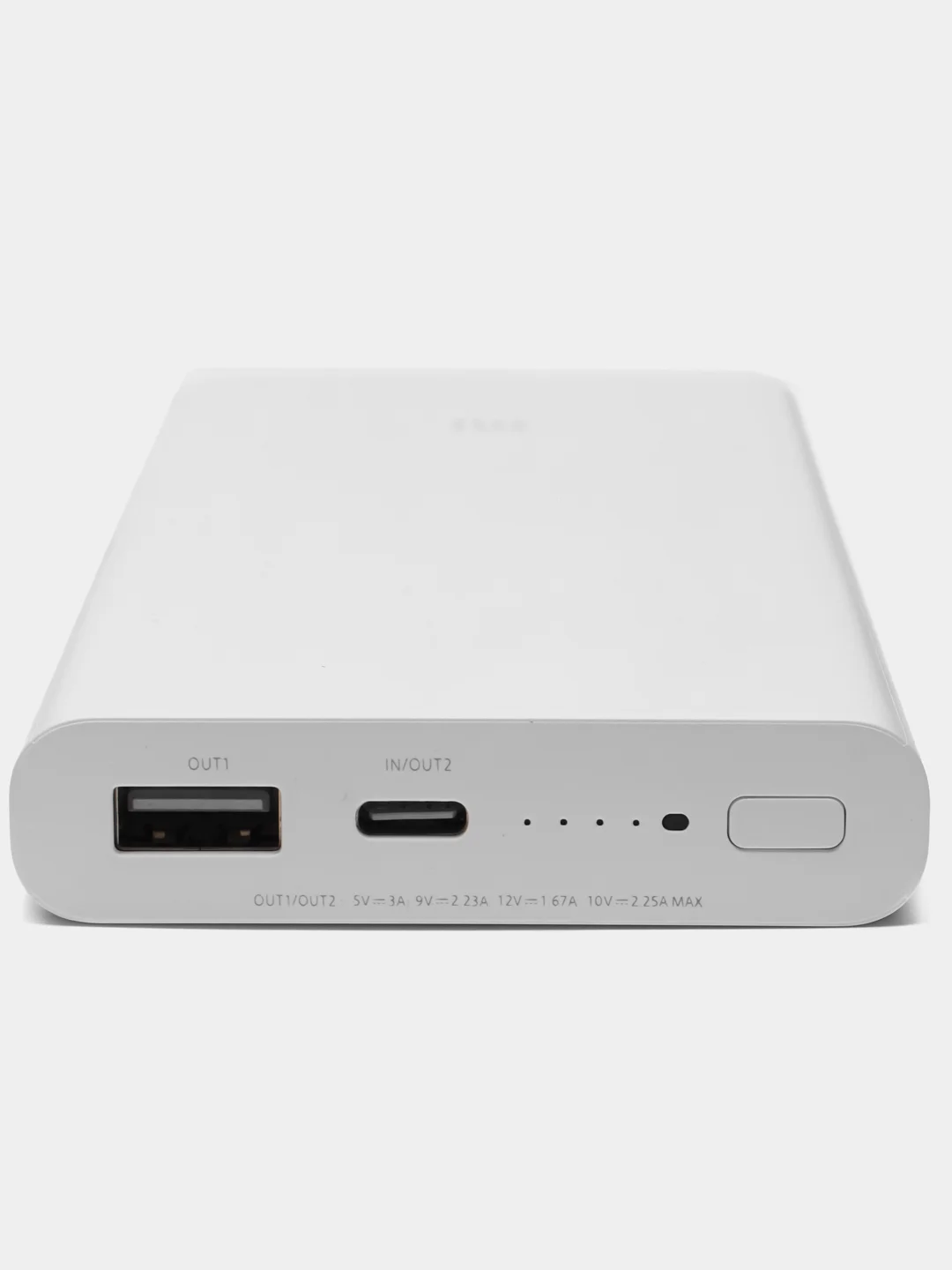 Серебряный внешний аккумулятор Xiaomi Mi Power Bank, 10000 mAh, 10 W, WPB15PDZM