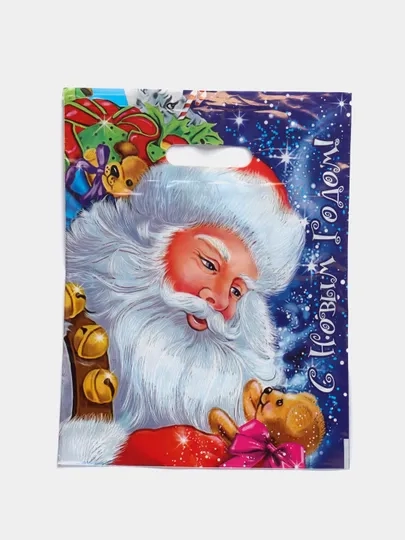 Пакет новогодний 30*40, 3 шт