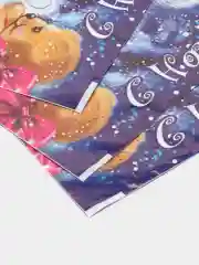 Разноцветный пакет новогодний 30*40, 3 шт