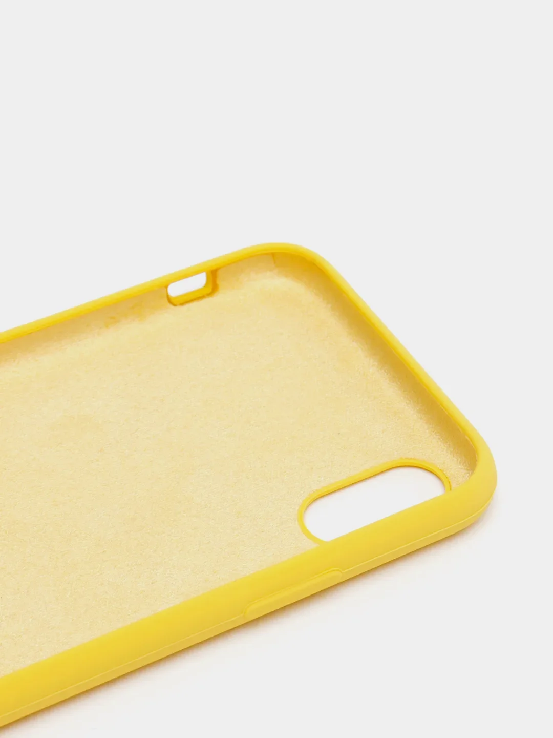 Желтый чехол Silicone Case ( Чехол силиконовый ) для iPhone X