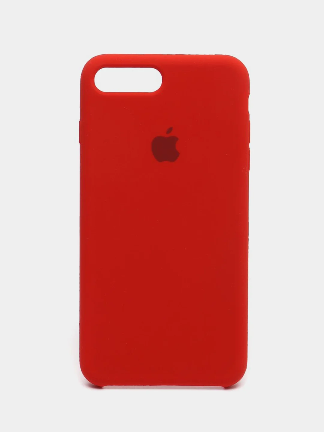 Красный чехол Silicone Case (Чехол силиконовый) для iPhone 8/ iPhone 8 plus