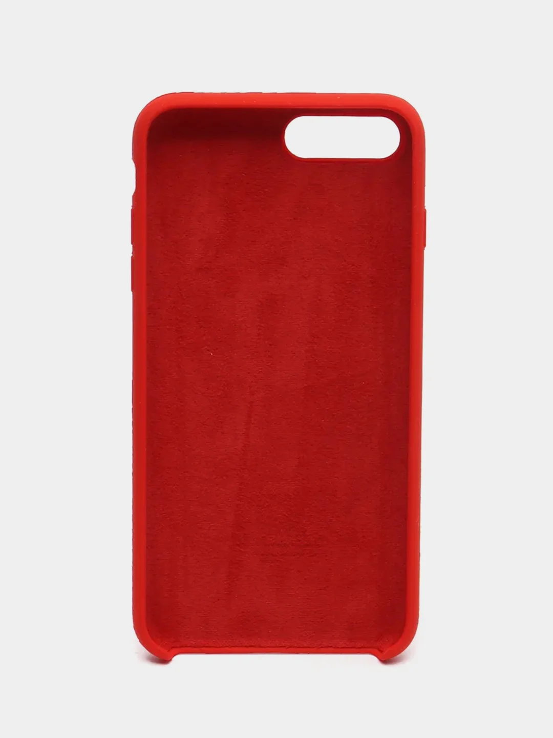Красный чехол Silicone Case (Чехол силиконовый) для iPhone 8/ iPhone 8 plus