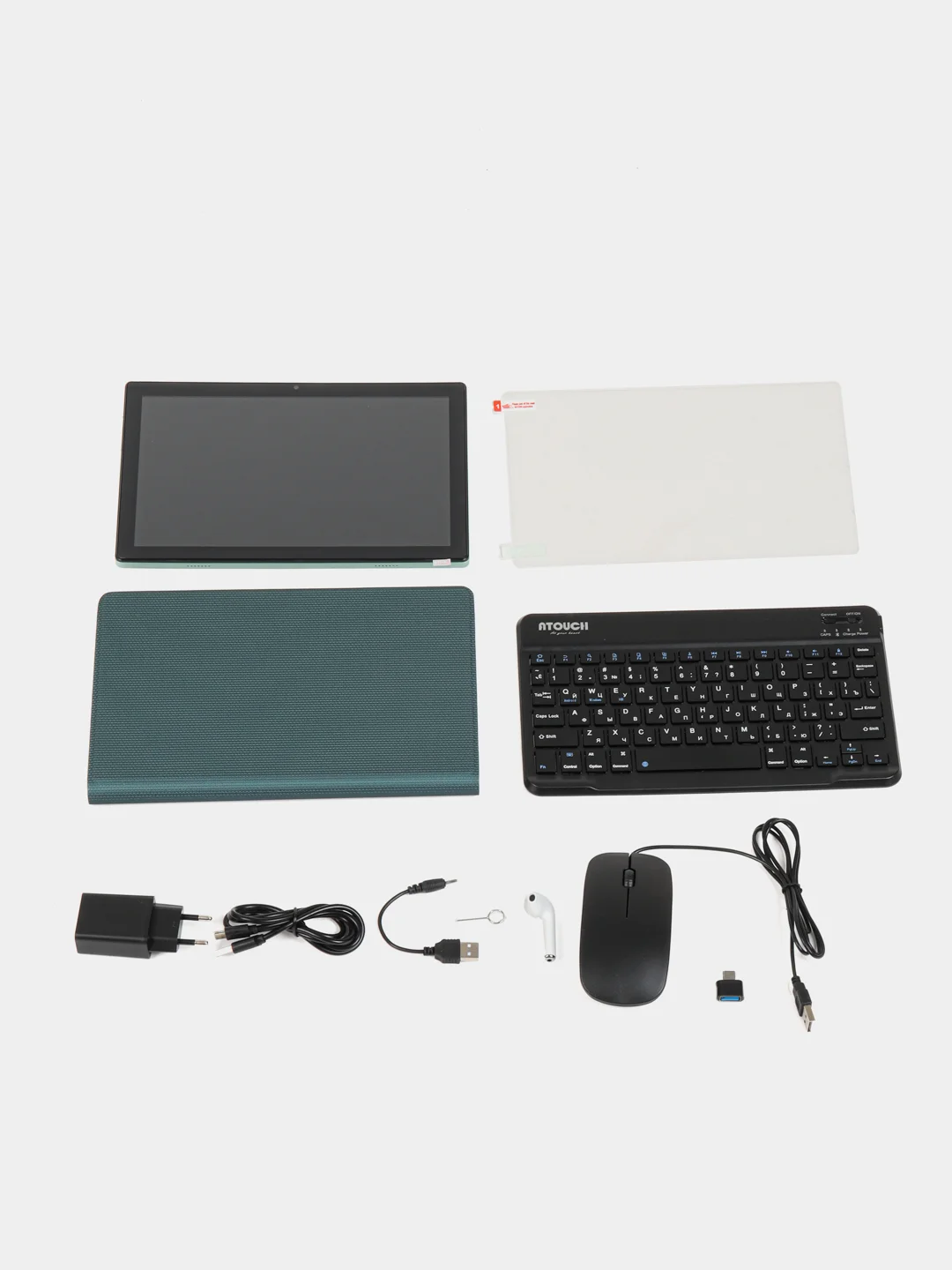 Зеленый планшет ATOUCH S -TAB1, с клавиатурой Tablet PC,  10.1,  IPS, 4G, LTE/5G, 2 SIM