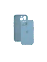 Голубой чехол силиконовый Silicone Case для iPhone 13 Pro