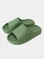 Зелёный хаки шлепанцы унисекс