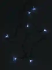 Белый новогодняя гирлянда, 2 размера, 3 цвета, украшение