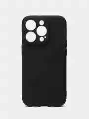Черный чехол на iPhone 14, 14 Pro, 14 Pro Max, разные цвета
