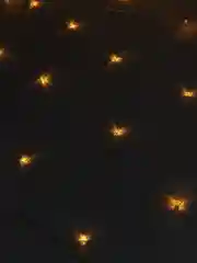 Желтый гирлянда-сетка, провода прозрачные, желтый свет, 2 х 2 и 3 х 2