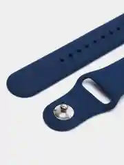 Синий силиконовый ремешок для часов КАРТОФАН на Xiaomi Amazfit Bip/Bip Lite/GTR 42mm/GTS, ColMi