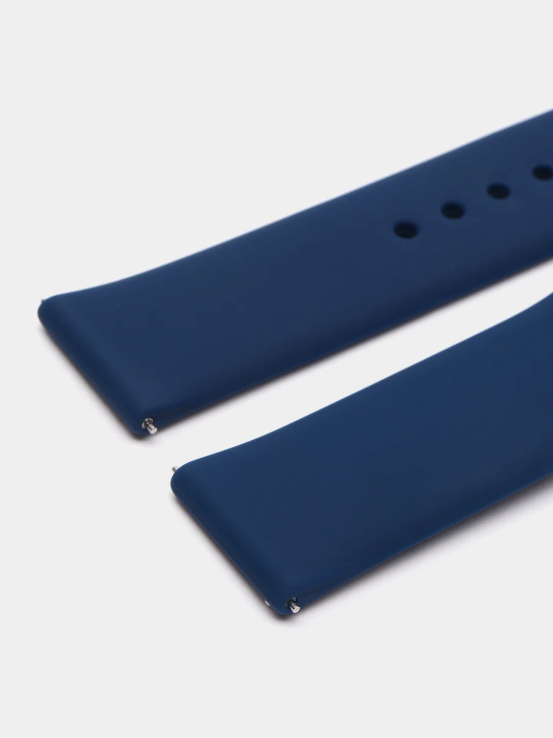 Синий силиконовый ремешок для часов КАРТОФАН на Xiaomi Amazfit Bip/Bip Lite/GTR 42mm/GTS, ColMi
