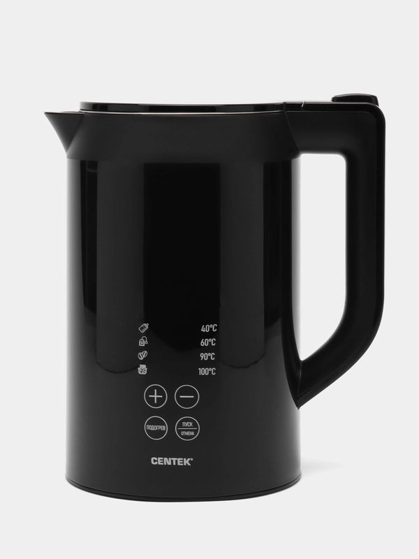 Чайник Centek CT-1006 чёрный, 1,7л, 2200Вт