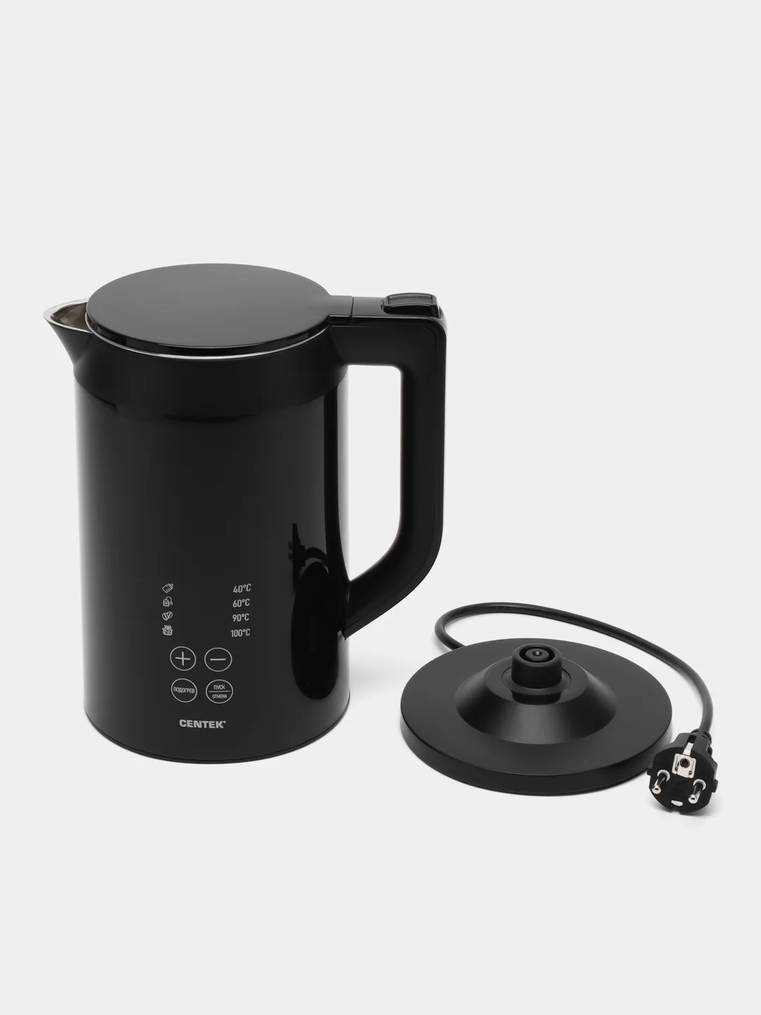Чайник Centek CT-1006 чёрный, 1,7л, 2200Вт