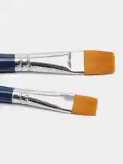 Кисти для рисования набор 2 штуки, синтетика плоские № 14 18, Brauberg Art Debut, 201038