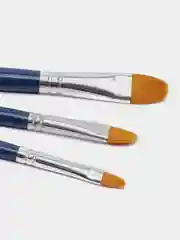 Кисти для рисования набор 3 штуки синтетика овальные № 6 10 14, Brauberg Art Debut, 201040