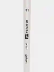 Кисти для рисования, набор 12 штук, синтетика, овальные № 1-12, BRAUBERG ART DEBUT, 201051