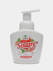 Жидкое мыло-пенка Soapy "Сочный арбуз", пенный дозатор, 400 мл, Clean&Green
