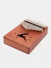 Золотой калимба, 17 нот, до мажор, деревянный корпус