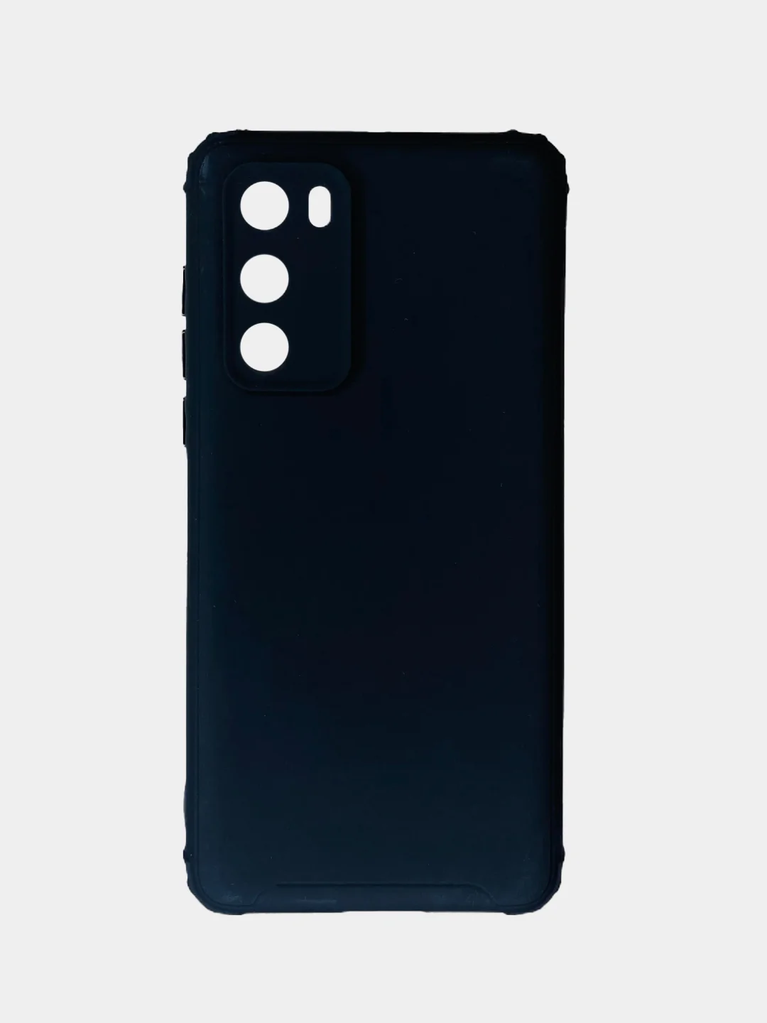Черный чехол Huawei P40, Хуавей П40 силиконовый противоударный с усиленными углами