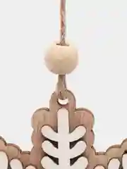 Рыжий ёлочная игрушка, из дерева