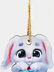 Белый ёлочная игрушка, из дерева