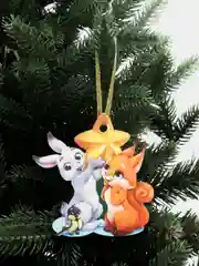 Желтый ёлочная игрушка, из дерева