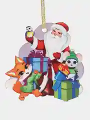 Разноцветный ёлочная игрушка, из дерева