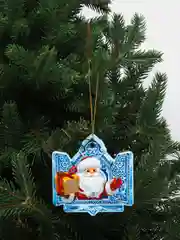 Темно-синий ёлочная игрушка, из дерева