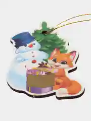 Зеленый ёлочная игрушка, из дерева