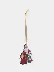 Коричневый ёлочная игрушка, из дерева