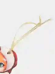 Оранжевый ёлочная игрушка, из дерева