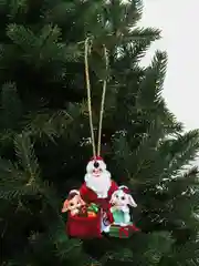 Красный ёлочная игрушка, из дерева