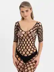 Черный сексуальный боди-комбинезон с доступом, 18+