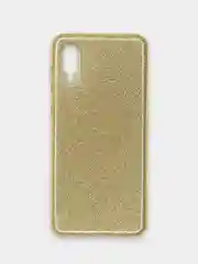 Золотой чехол Samsung Galaxy A02, Самсунг Галакси А02 блестящий