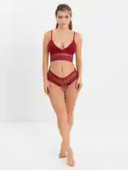 Алый комплект нижнего белья