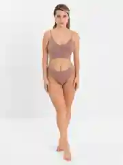 Бежевый меланж комплект нижнего белья