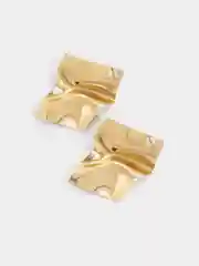 Золотой серьги мятые